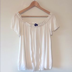 Lulus Adjustable Neck Top | White | size XL